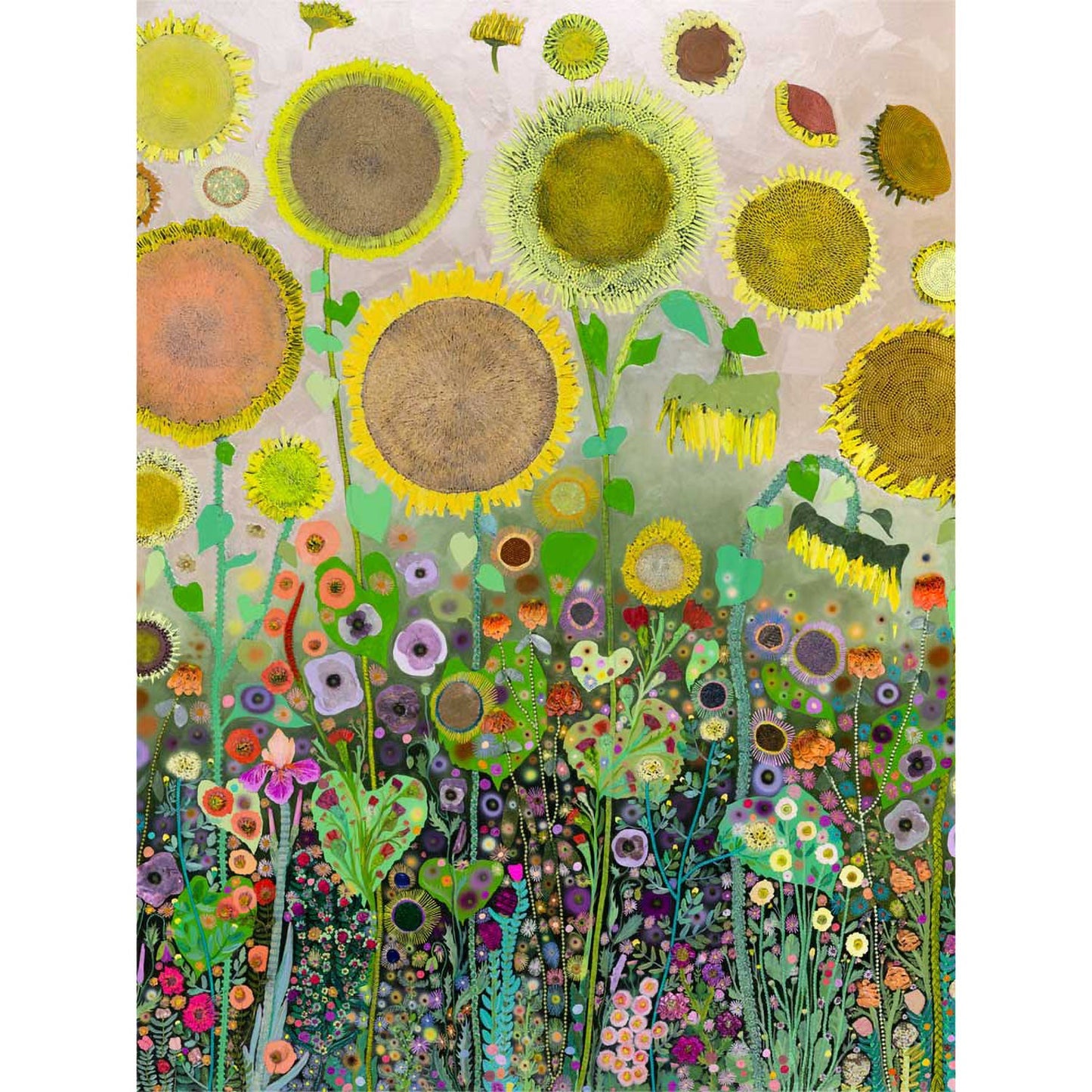 Sunflower Garden Canvas Wall Art