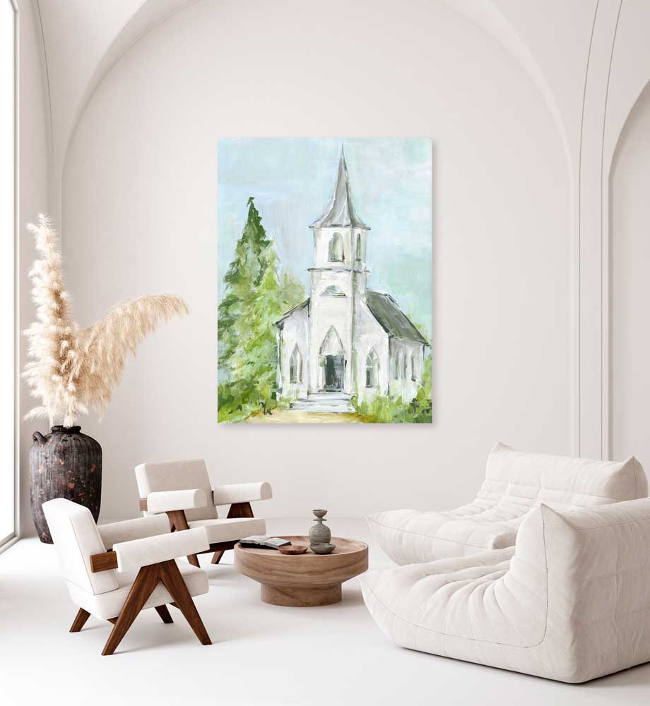 Country Church Canvas Wall Art – GreenBox Art