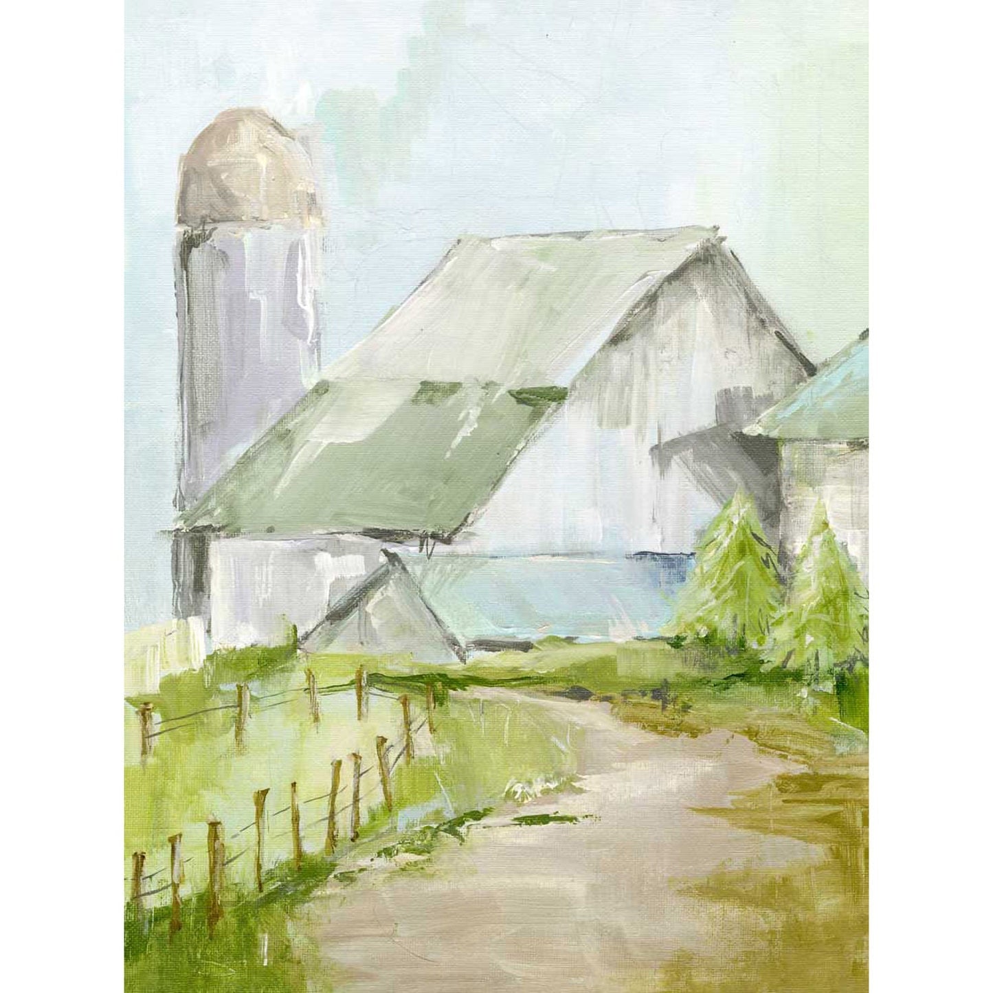 Country Barn Canvas Wall Art - GreenBox Art