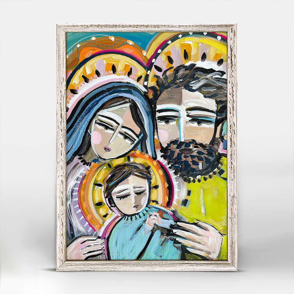 Holiday - Nativity Mini Framed Canvas - GreenBox Art