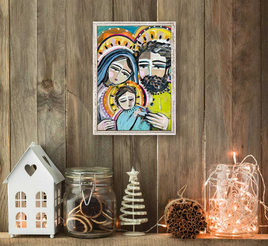 Holiday - Nativity Mini Framed Canvas