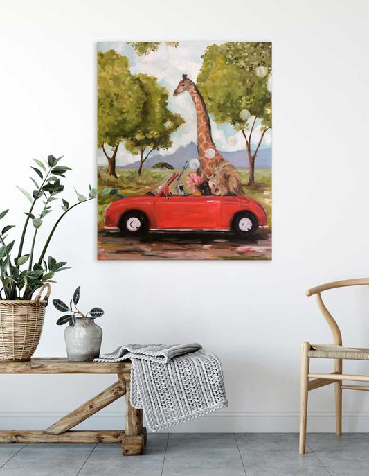 The Picnickers Canvas Wall Art