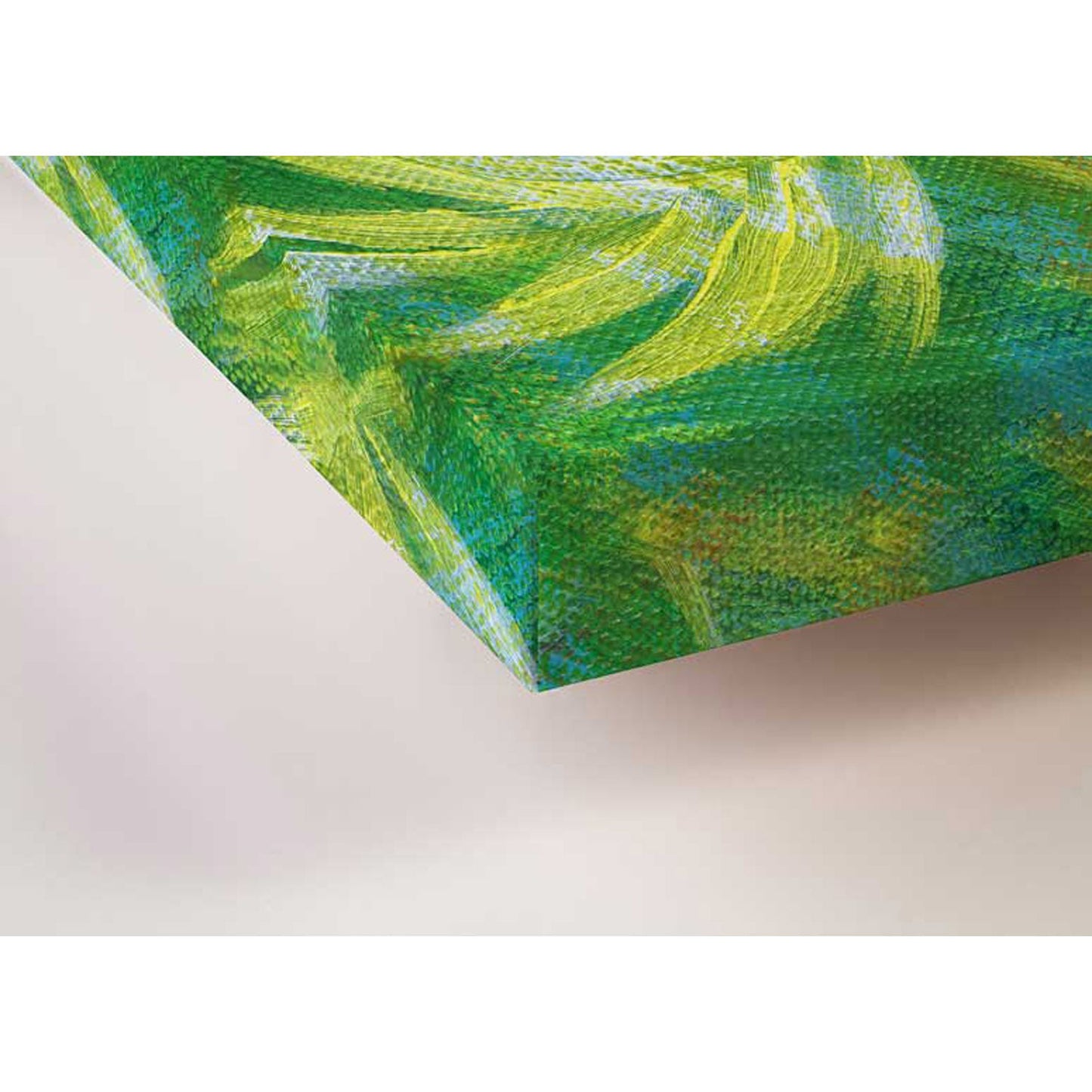 Water Series - Jade Embrace Canvas Wall Art