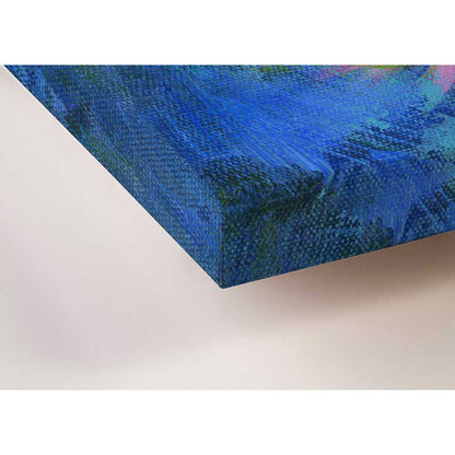 Water Series - Song of Cobalt Blue Canvas Wall Art