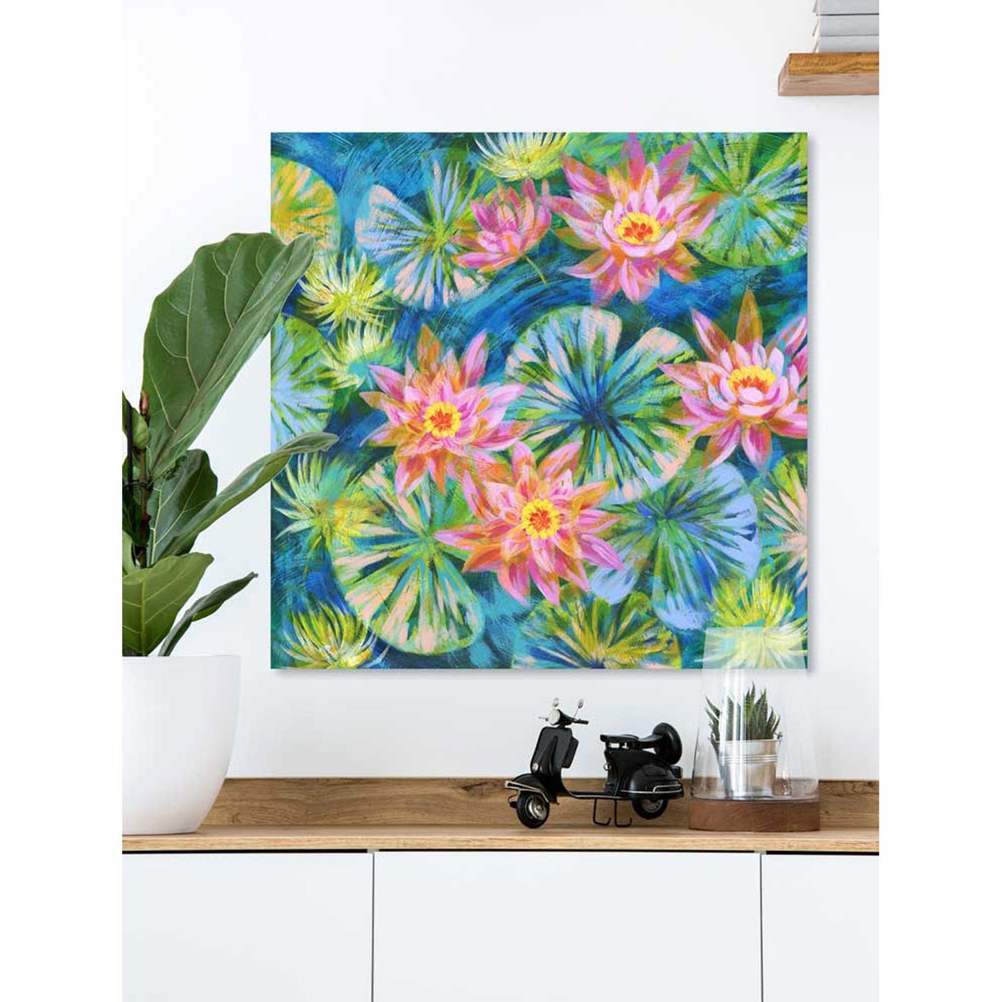 Water Series - Unfurling Canvas Wall Art