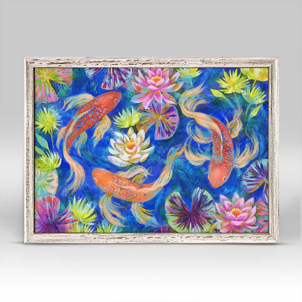 Water Series - Worlds Intertwined Mini Framed Canvas - GreenBox Art