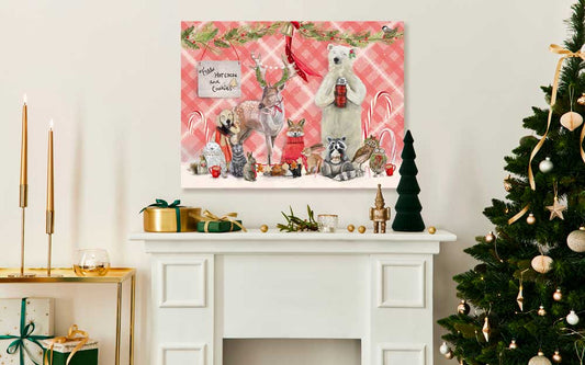Holiday - Hot Cocoa & Cookies Canvas Wall Art