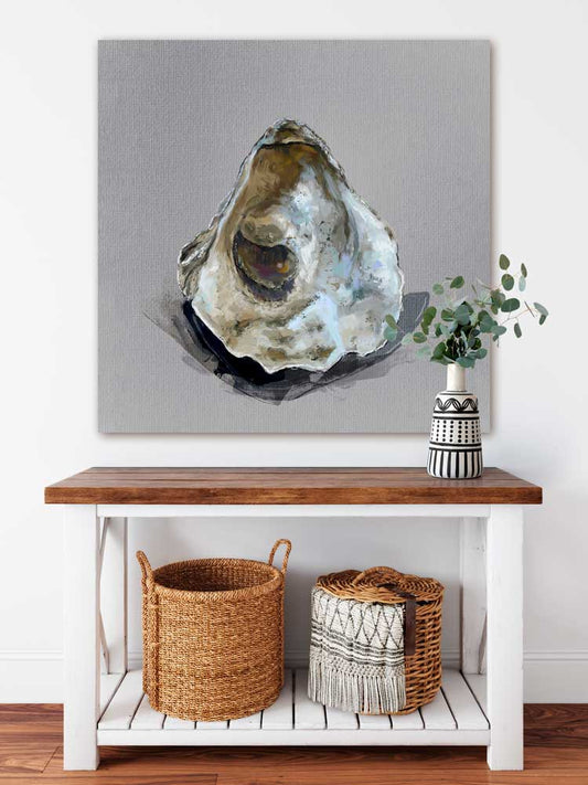 Coastal Jewels - Oyster III Canvas Wall Art - GreenBox Art