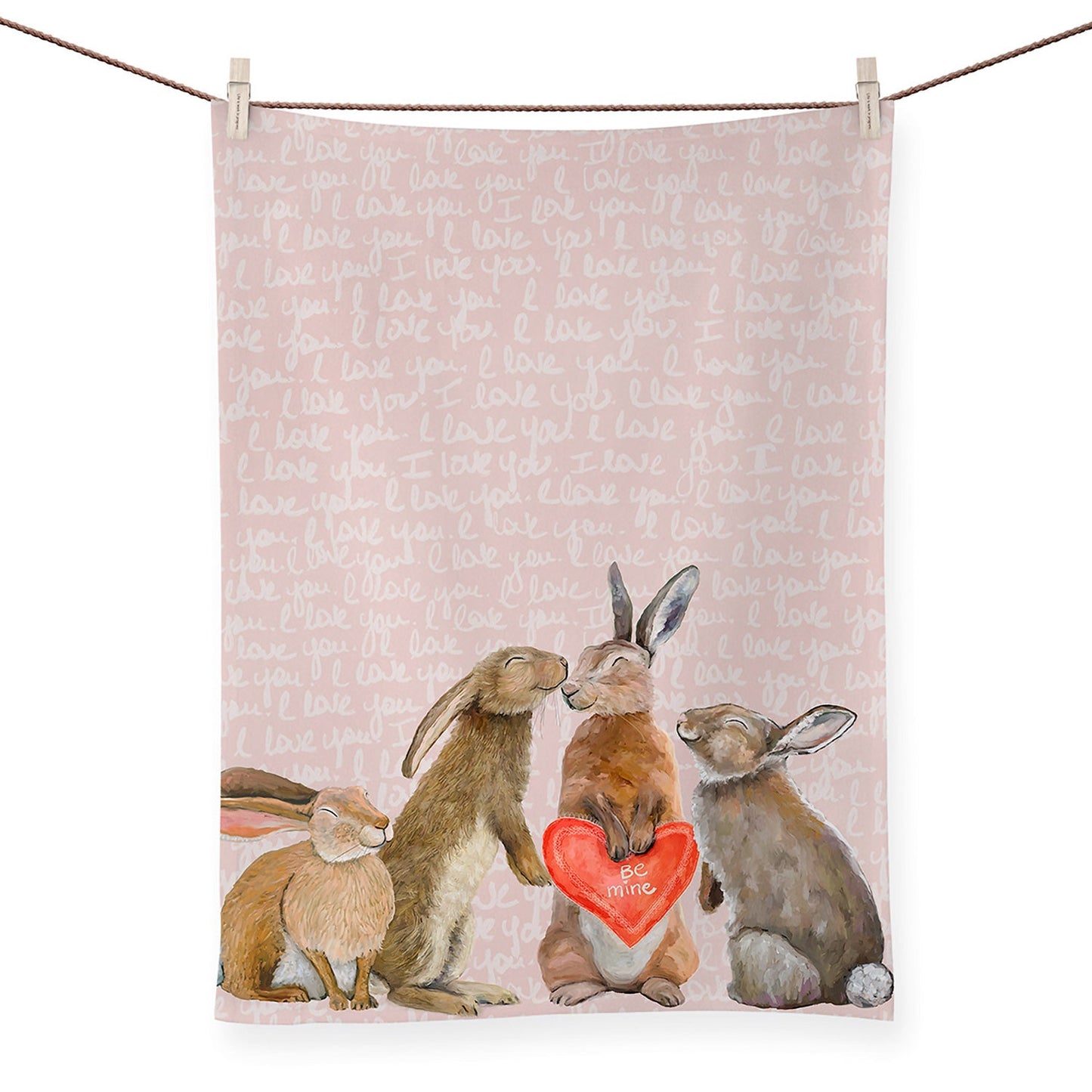 Valentine Bun Tea Towels - GreenBox Art