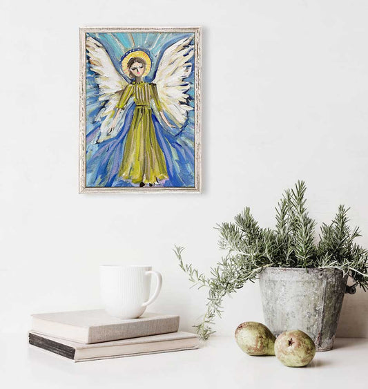 Holiday - Radiant Angel Mini Framed Canvas