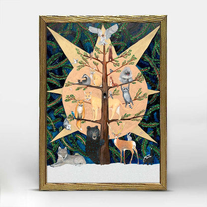 Holiday - Winter Solstice Dream Embellished Mini Framed Canvas