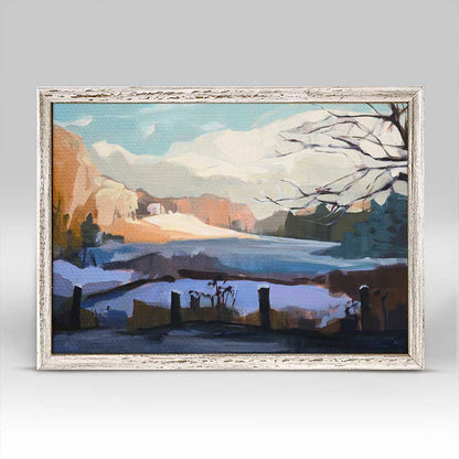 Sunrise Drive Mini Framed Canvas