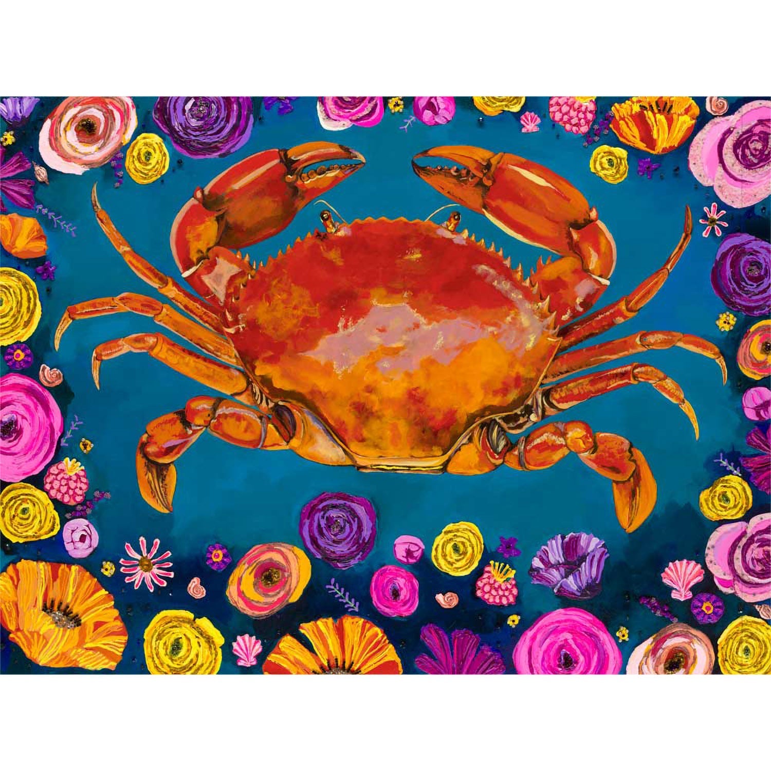 Crab Walk Canvas Wall Art - GreenBox Art