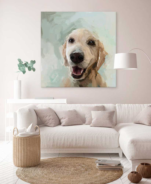 So Glad You Are Home Canvas Wall Art - GreenBox Art