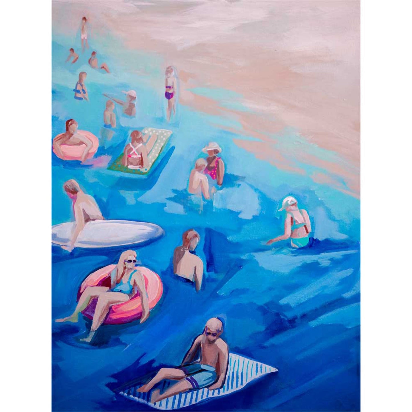 In The Water Canvas Wall Art