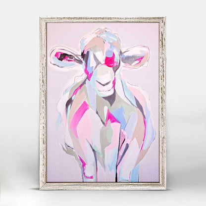 Lively Livestock - Sheep Mini Framed Canvas