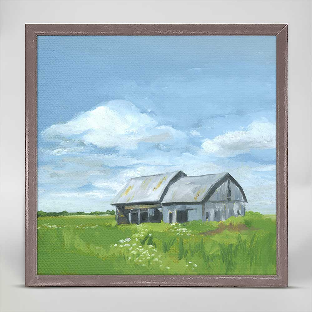 Country Life - Michigan Barn Mini Framed Canvas