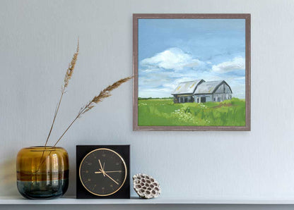 Country Life - Michigan Barn Mini Framed Canvas