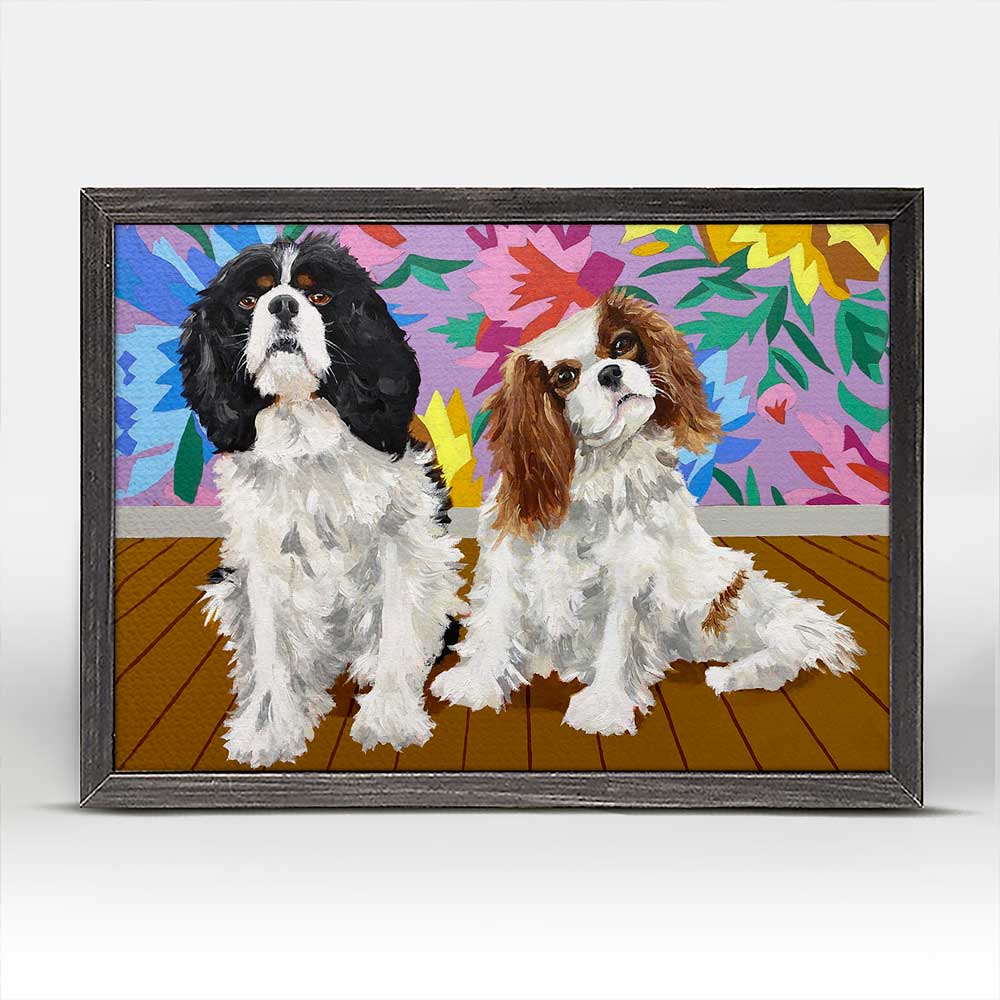 Dog Tales - Max & Chloe Mini Framed Canvas