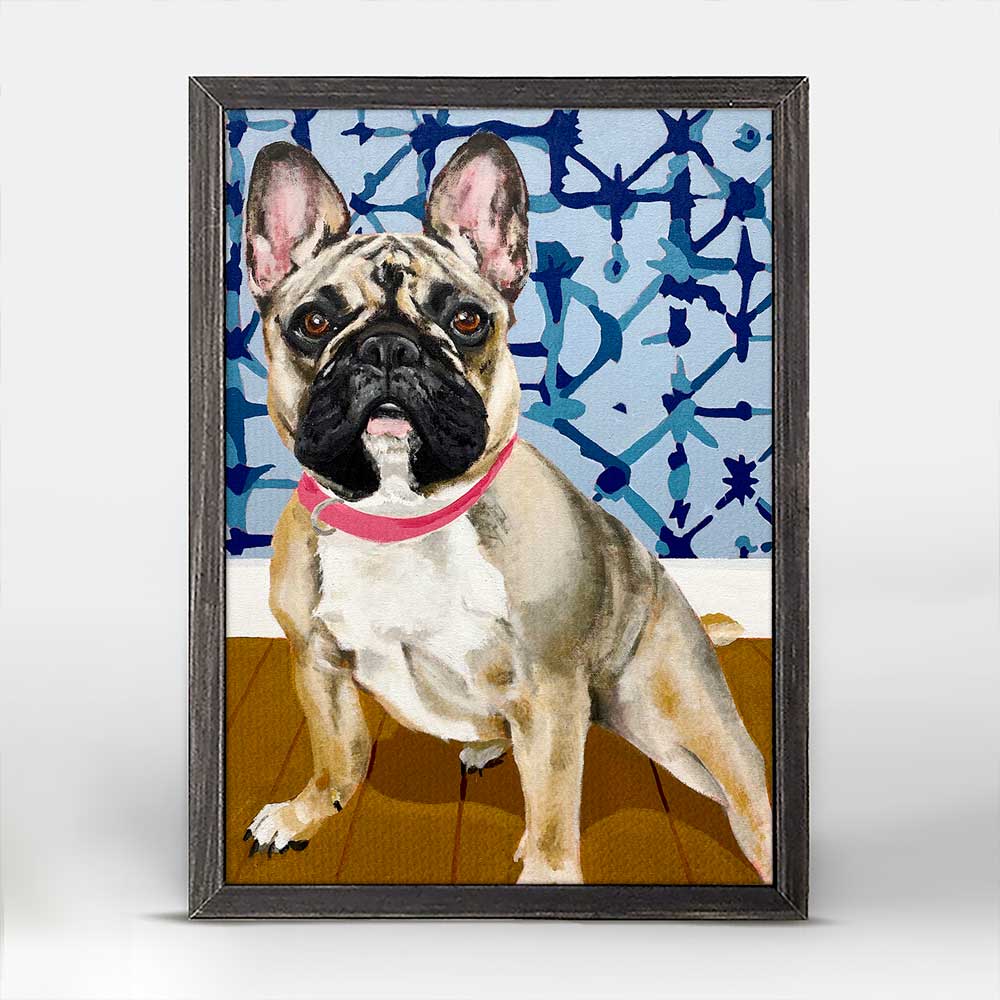 Dog Tales - Doug Mini Framed Canvas - GreenBox Art