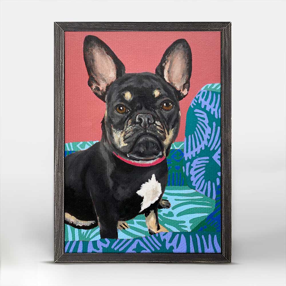 Dog Tales - Bessie Mini Framed Canvas - GreenBox Art