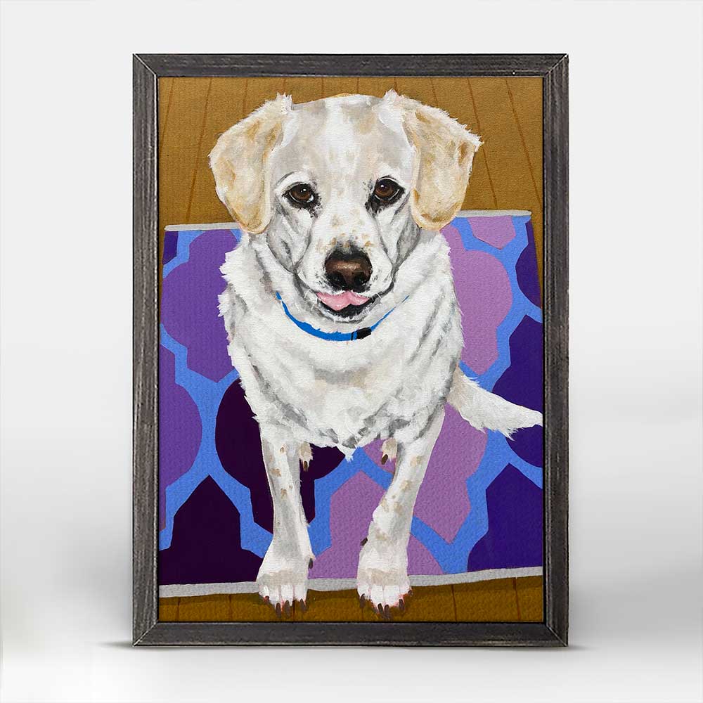 Dog Tales - Pearl Mini Framed Canvas