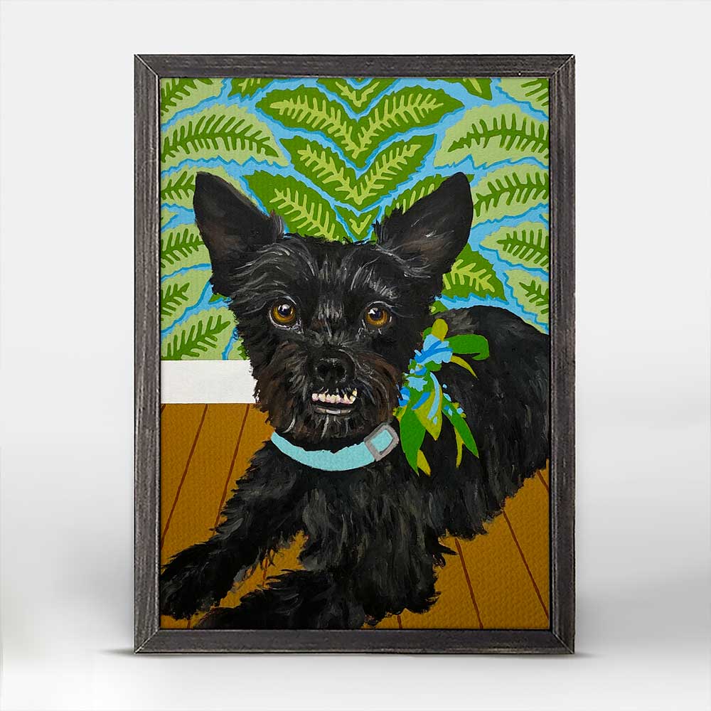 Dog Tales - Lucy II Mini Framed Canvas - GreenBox Art