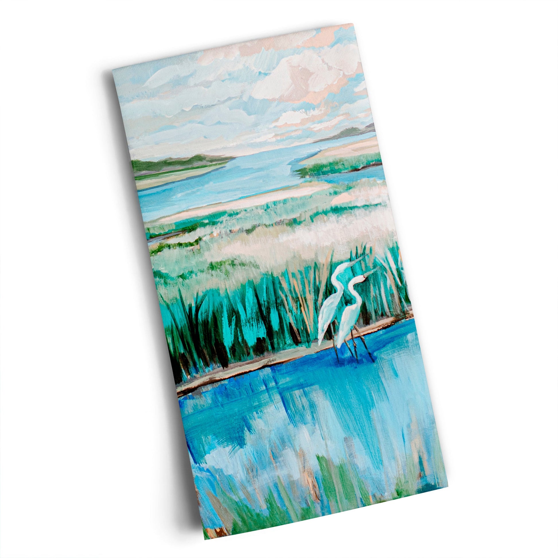 Serene Marsh Tea Towels - GreenBox Art