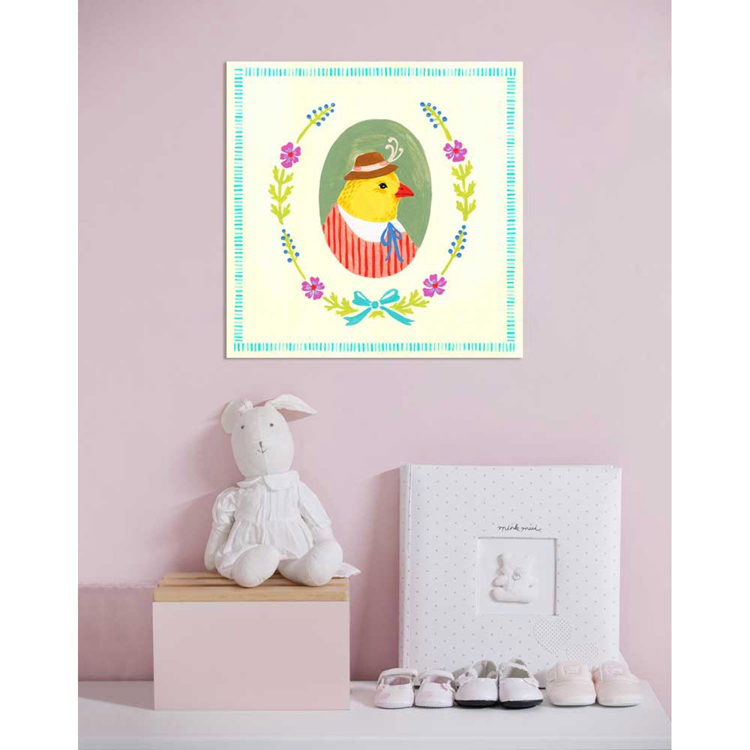 Portraits Of The Spring - Chick Canvas Wall Art - GreenBox Art