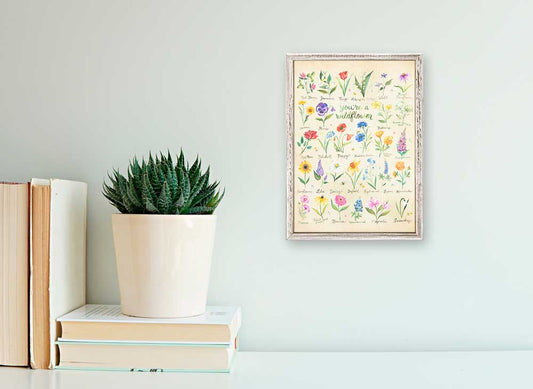 You're A Wildflower Mini Framed Canvas - GreenBox Art