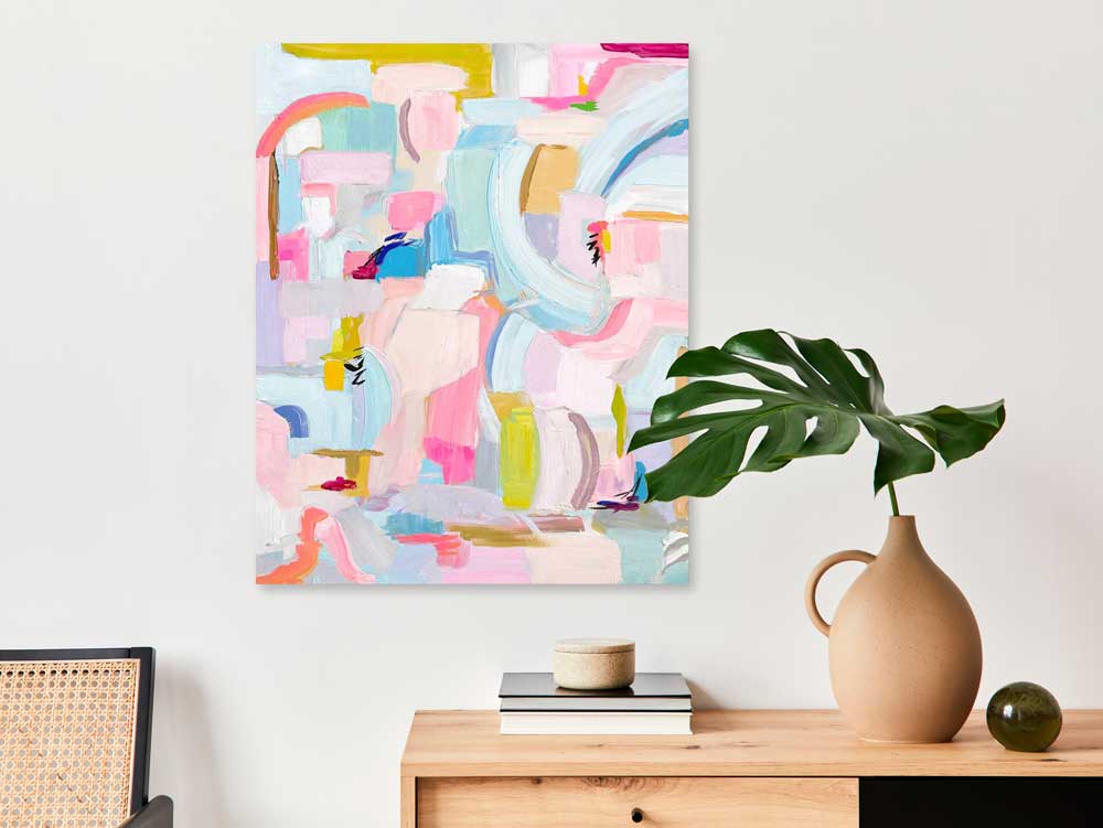 Pink Daze Canvas Wall Art