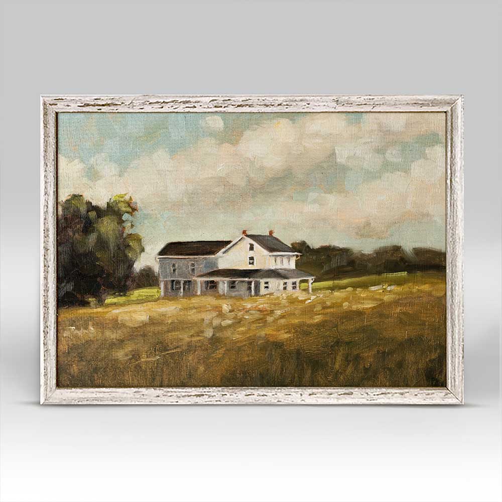 Country House Mini Framed Canvas