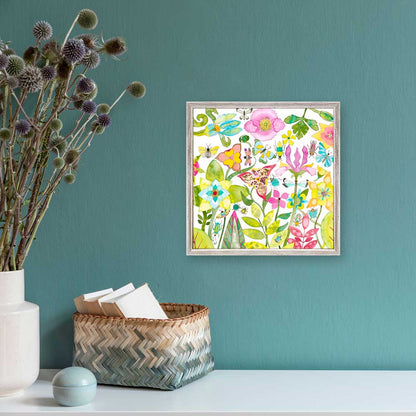 Bugs And Blooms Mini Framed Canvas