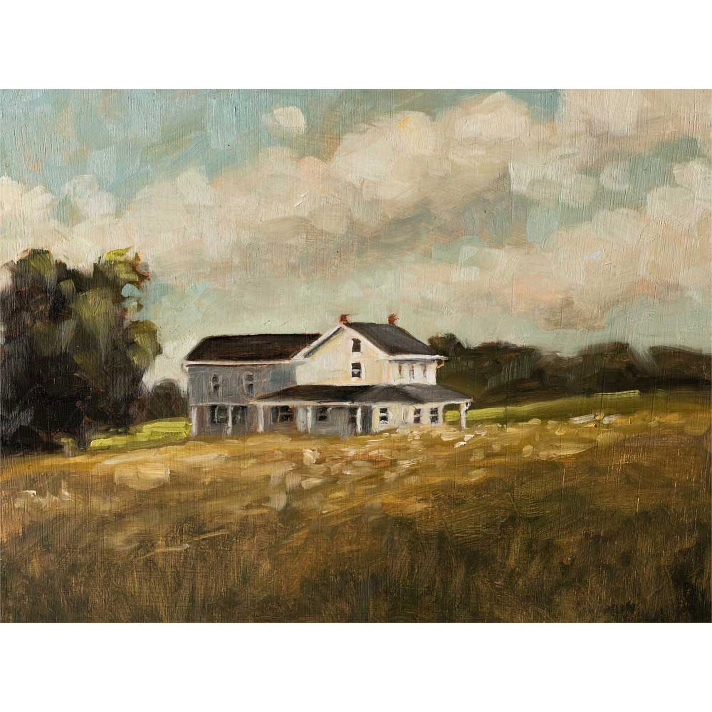 Country House Canvas Wall Art