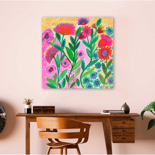 Garden Collection - Bouquet I Canvas Wall Art - GreenBox Art