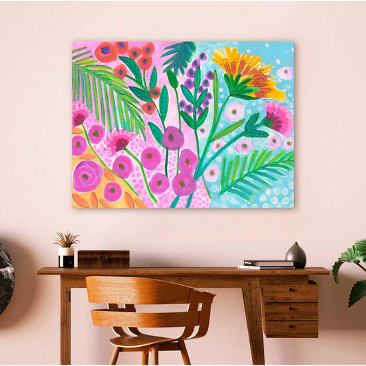 Garden Collection - Bouquet IV Canvas Wall Art - GreenBox Art