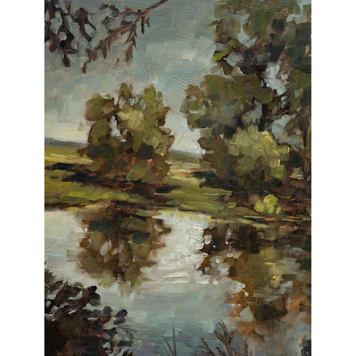 Wagner's Pond Canvas Wall Art - GreenBox Art