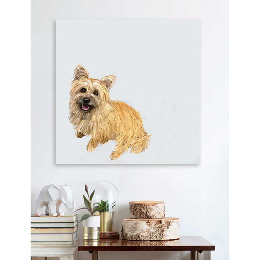 Good Boy Cairn Terrier Canvas Wall Art - GreenBox Art