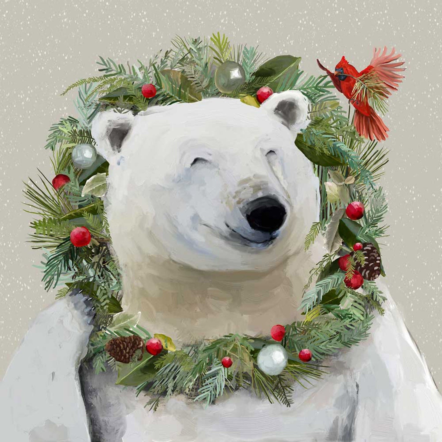 Christmas Polar Bear Holiday Art Kit - Artsy Rose Academy