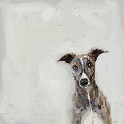 Whippet Love Canvas Wall Art - GreenBox Art