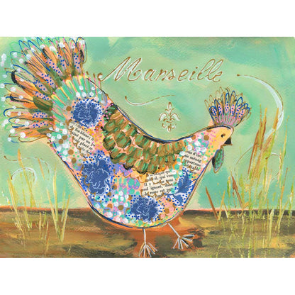 Parisian Poultry - Dominique Canvas Wall Art