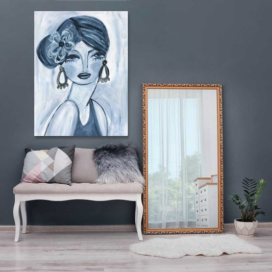 Lovely One - Sultry Beauty Canvas Wall Art