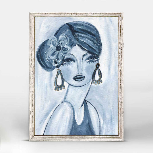 Lovely One - Sultry Beauty Mini Framed Canvas