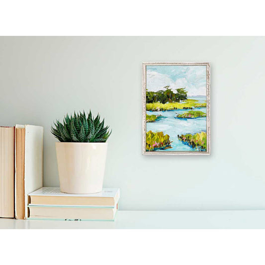 Summer Marsh Mini Framed Canvas - GreenBox Art
