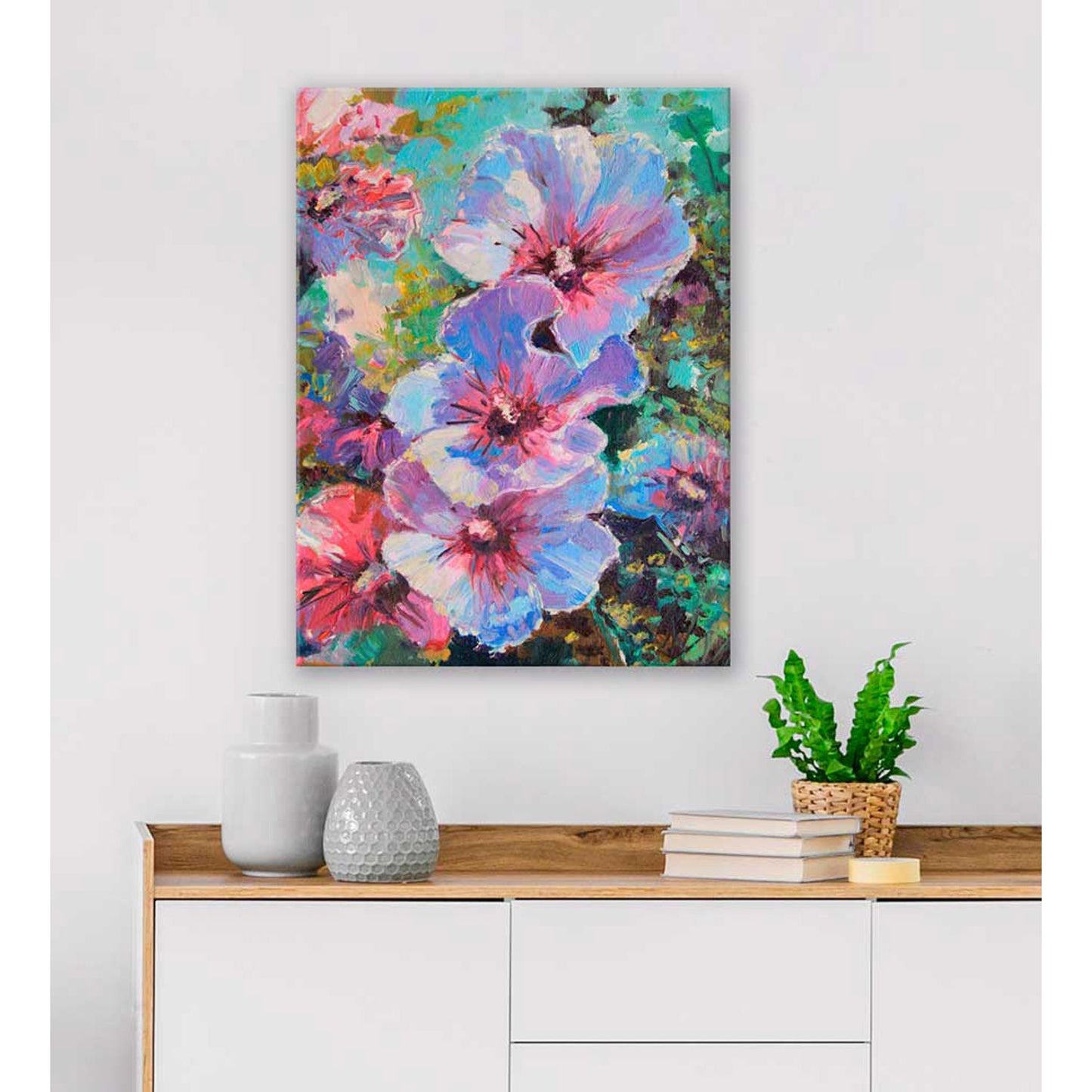 Rose Of Sharon Canvas Wall Art