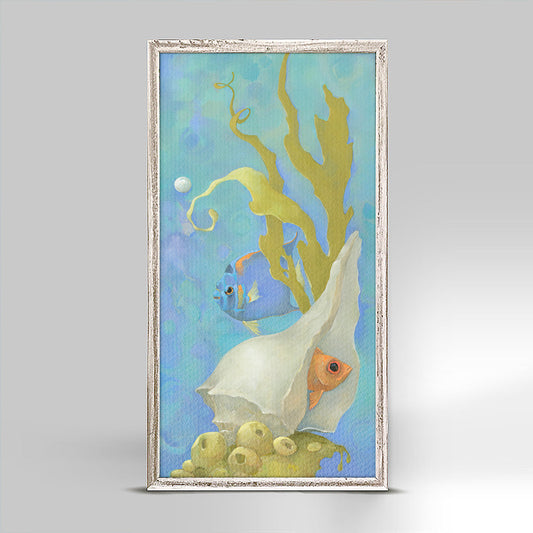 Welk With Floating Pearl Mini Framed Canvas