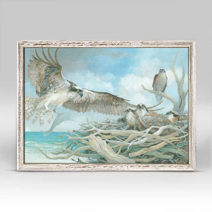 Osprey's Family Affair Mini Framed Canvas