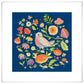 Bird In A Blue Garden Art Prints