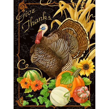 Fall - Give Thanks Canvas Wall Art - GreenBox Art