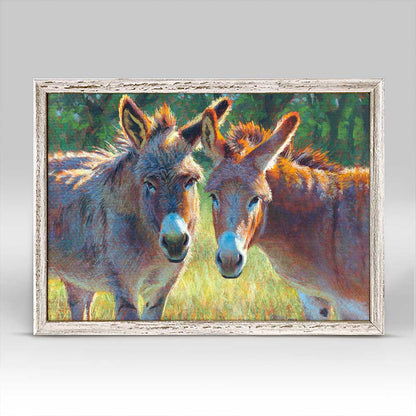 Pastoral Portraits - Jack & Jenny Mini Framed Canvas - GreenBox Art